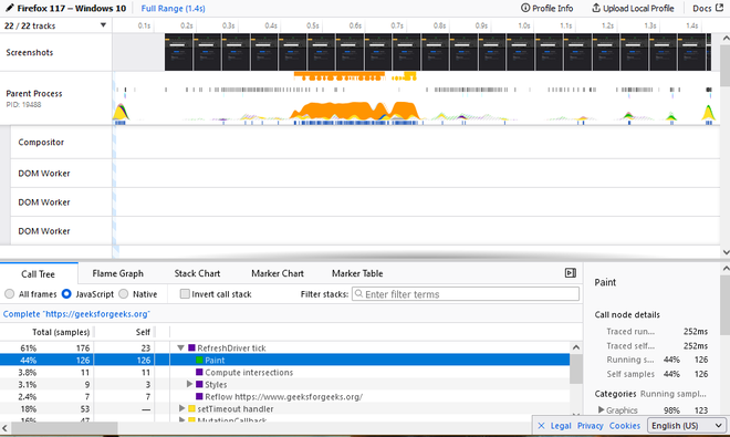 Performance Tab in Mozilla Firefox Browser - GeeksforGeeks