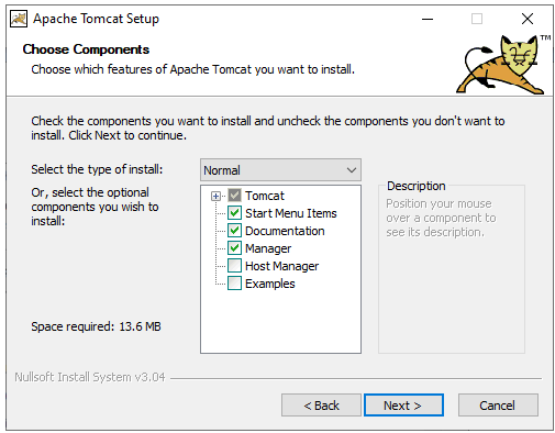 Adding the Components in the Tab