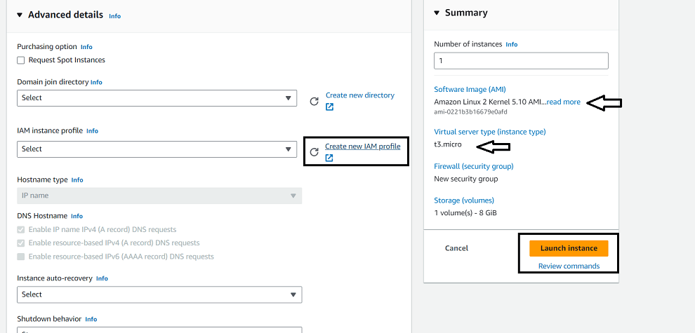 Launch an Instance