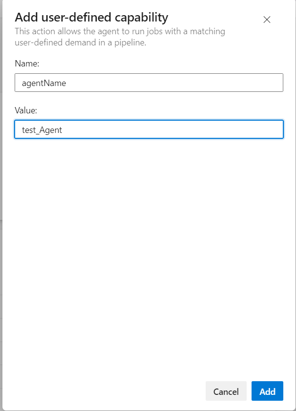 Access Capabilities and insert the appropriate key-value pairs.