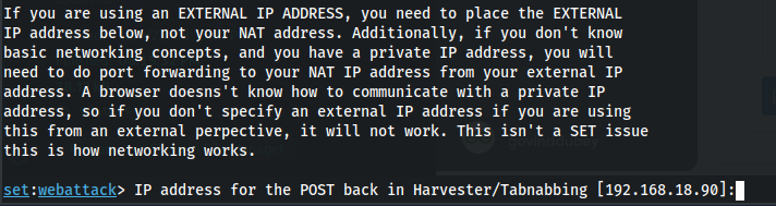 Configure the IP Address