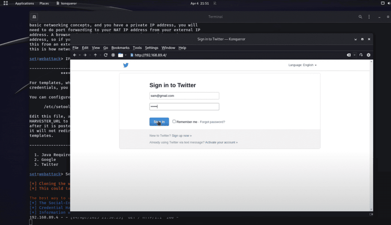 SEToolkit – Credential Harvester Attack - GeeksforGeeks