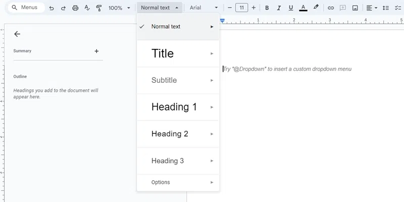 What-is-outline-in-Google-Docs