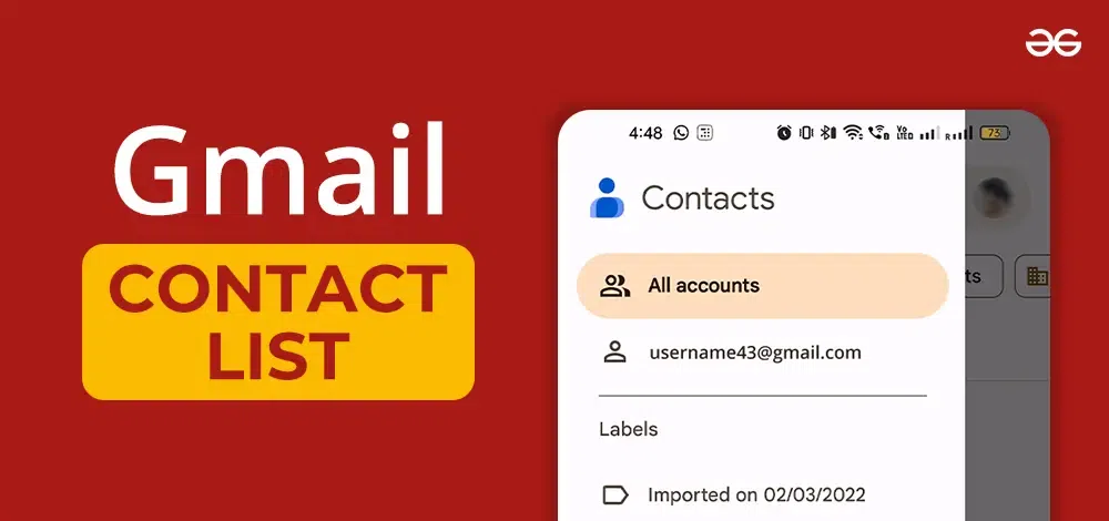 How to Access Your Gmail Contact List