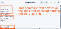 How to Delete Multiple Lines in Vi editor - GeeksforGeeks