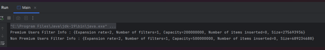 Information of Redis Bloom filter Created