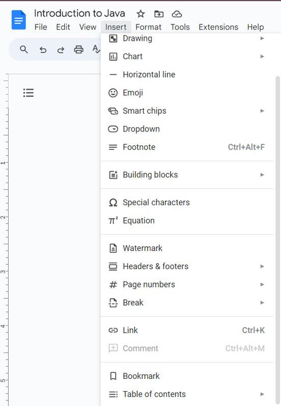 How To Create A Table Of Contents In Google Docs: Easy Steps 