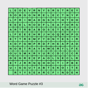 Guess the Word Game #3 - Puzzle Of The Week - GeeksforGeeks