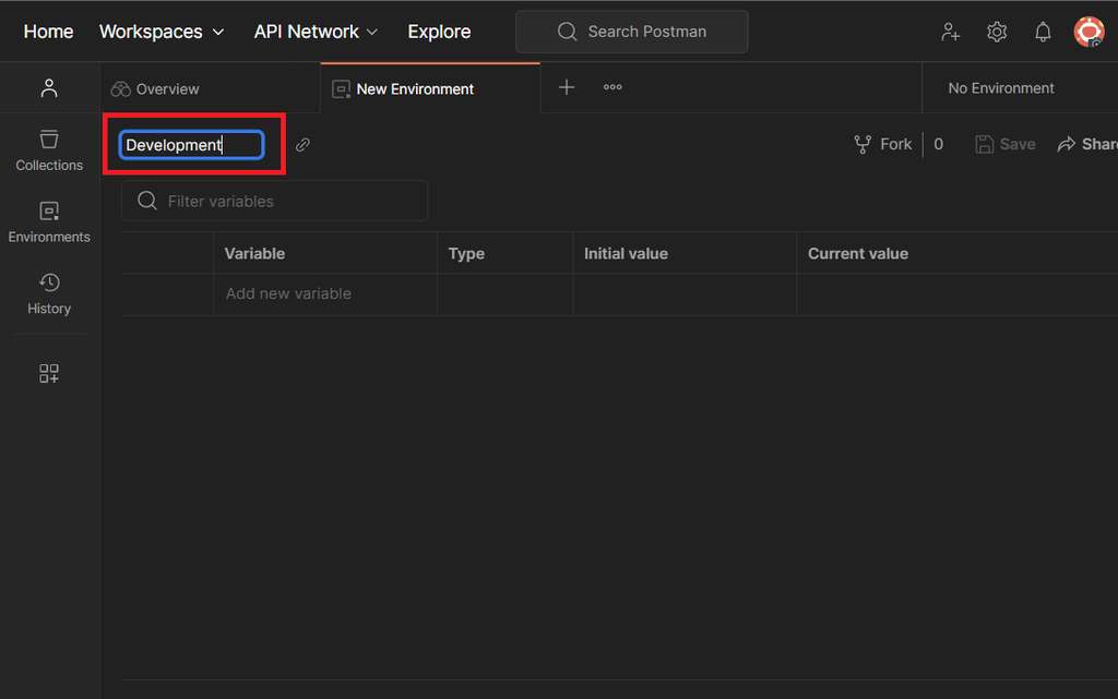 Creating an Environment in Postman - GeeksforGeeks
