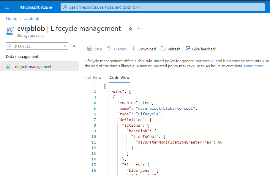 Lifecycle management 