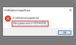 How to Fix File System Error (-1073741819) in Windows 10? - GeeksforGeeks