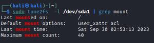Linux tune2fs command With Examples - GeeksforGeeks