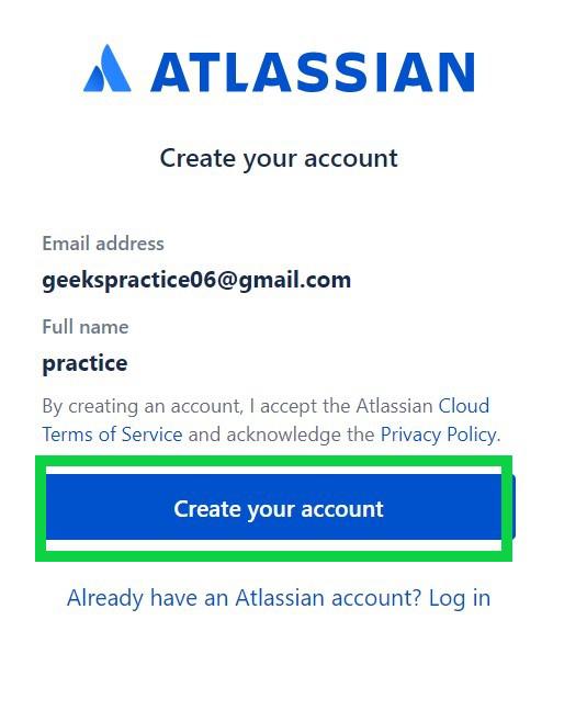 Create Your Account