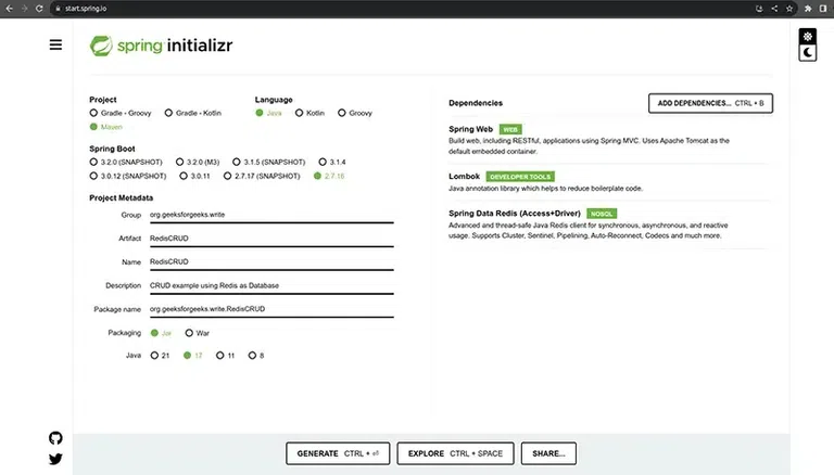 Spring hot sale embedded redis