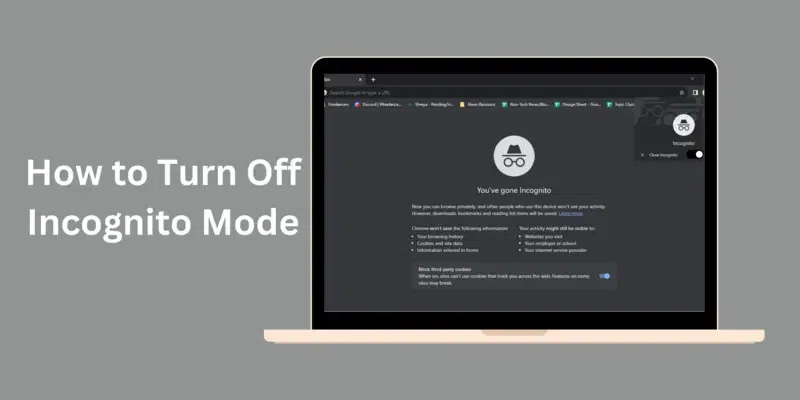 How to Turn Off Incognito Mode - GeeksforGeeks