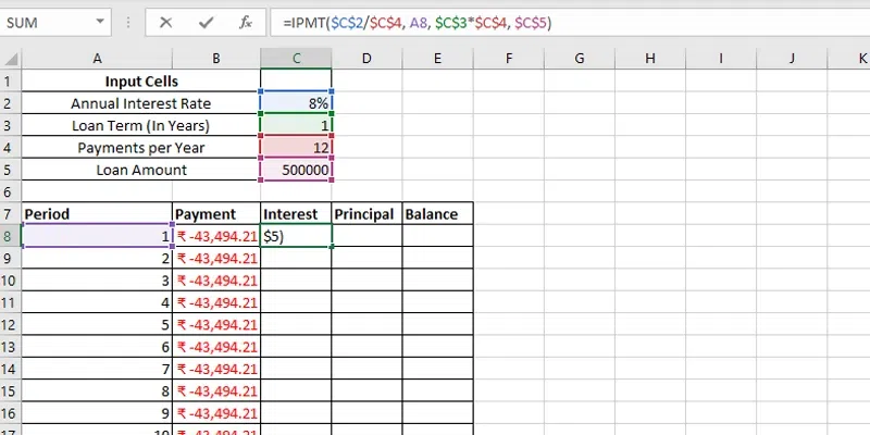 Calculate-IPMT-in-Excel