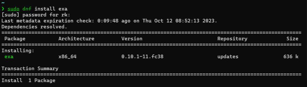 Exa – A Modern Replacement for “ls Command” Written in Rust - GeeksforGeeks