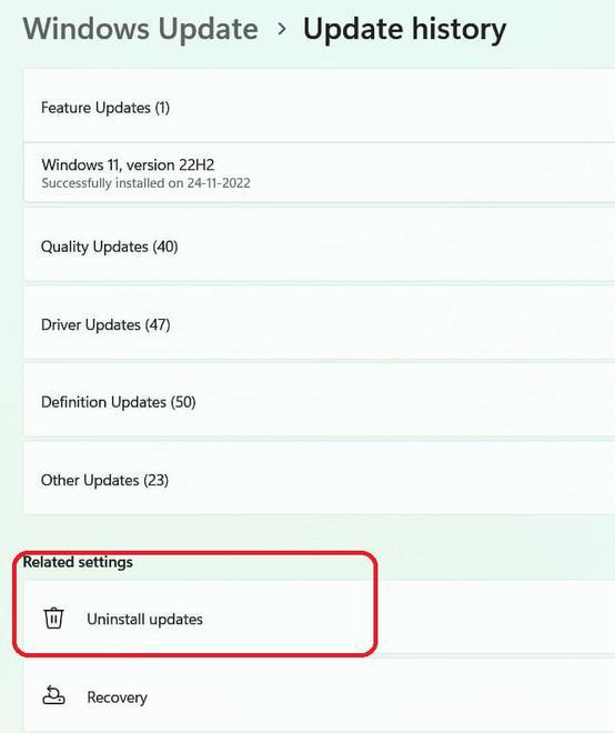 Method2_Uninstall_updates_Pic3