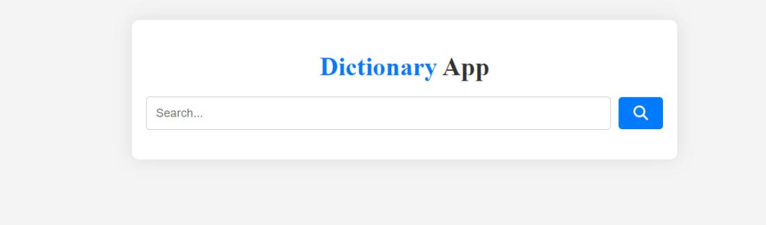 Build a Dictionary App Using Next Js - GeeksforGeeks