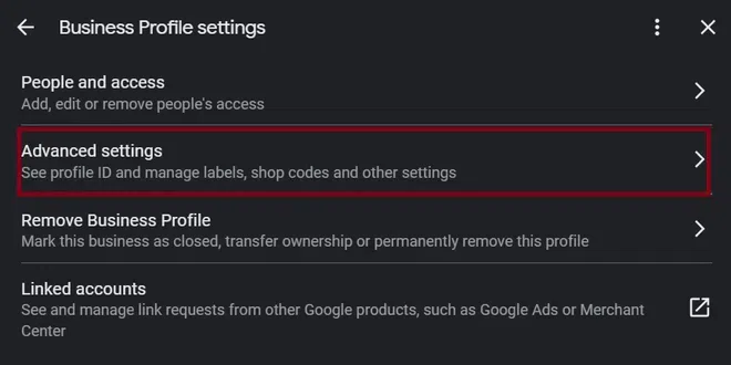 Step-2:-Select-Advanced-Settings-and-go-to-Labels-Option