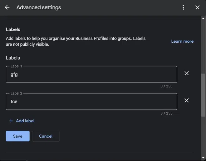 Step-3:-Add-a-Label-and-Click-on-Save