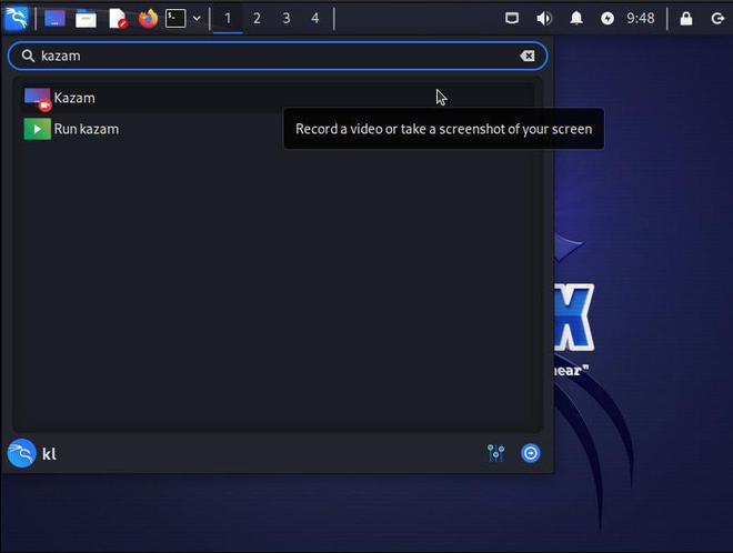 kali linux screenshots