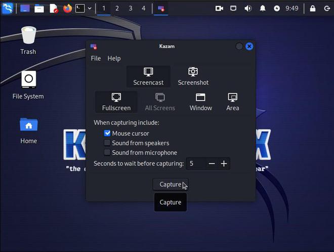 How to take a Screenshot in Kali Linux - GeeksforGeeks