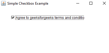 Java AWT Checkbox