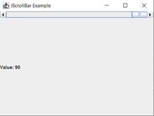 Setting Value According to ScrollBar value is 90