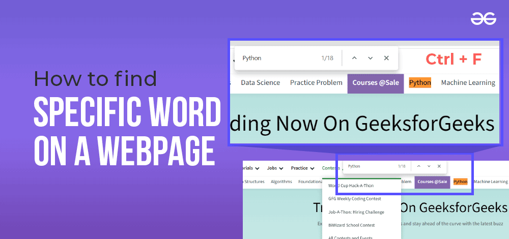 Search For Specific Word on a Webpage