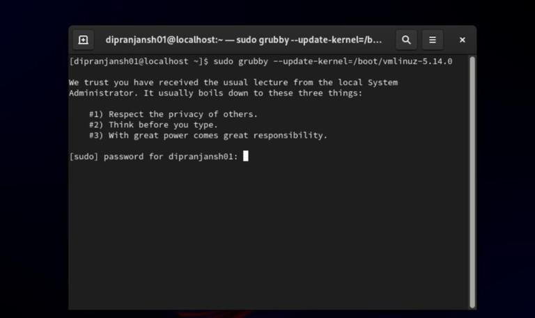 Linux "grubby" Command with Examples - GeeksforGeeks