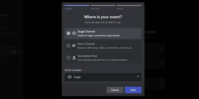 Scheduled Events – Discord