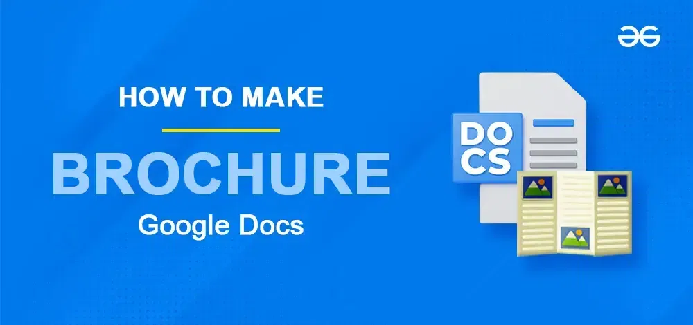 How To Make A Brochure On Google Docs Using Templates Custom Design 