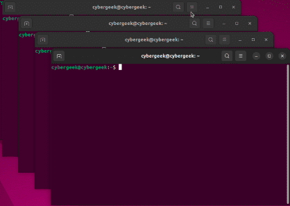 Open multiple terminal 