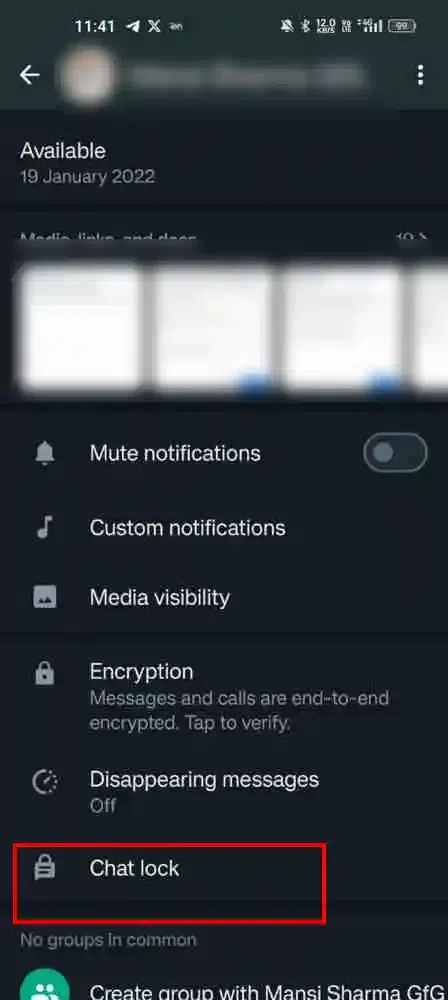 how to open secret chat on whatsapp