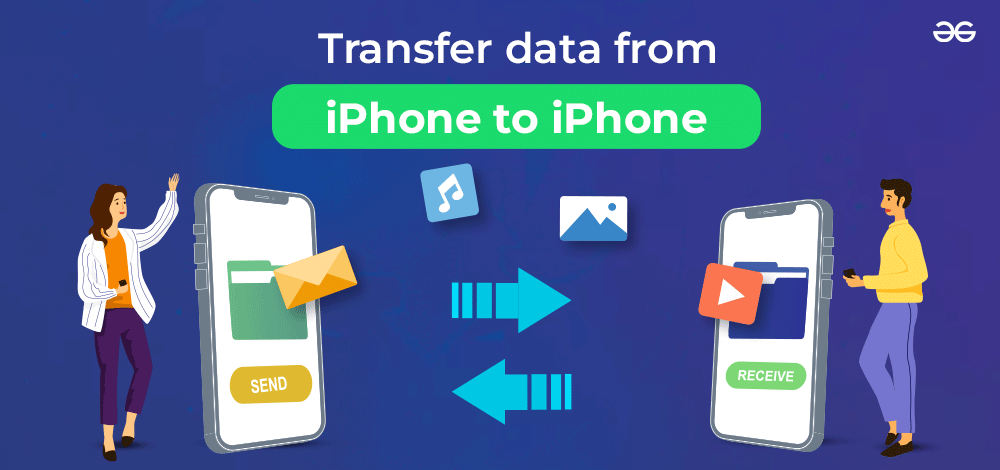 how-to-transfer-data-from-iphone-to-iphone-4-ways-geeksforgeeks