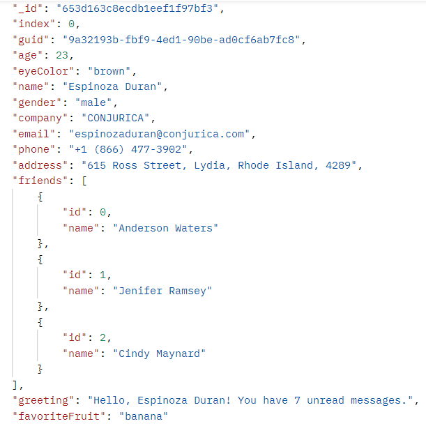 JSON-Response