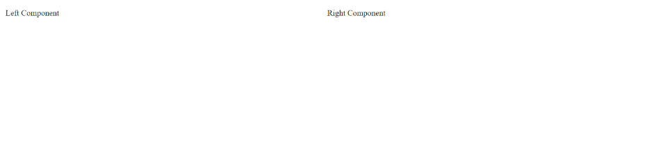 layout component pattern output displaying left and right component