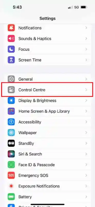 Select-Control-Centre