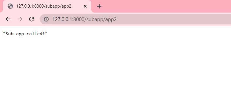 FastAPI - Mounting A Sub-App - GeeksforGeeks