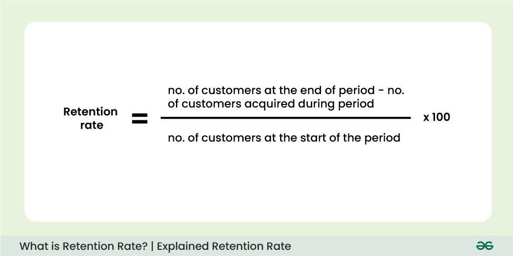 fromula for retention Rate