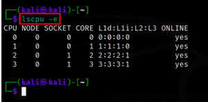 lscpu Command in Linux - GeeksforGeeks