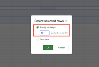 How to Change Cell Height and Width in Google Sheets - GeeksforGeeks