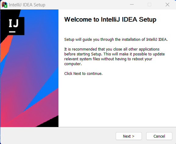 Installing IntelliJ