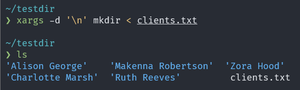 Use the Lines of a File as Arguments of a Linux Command - GeeksforGeeks