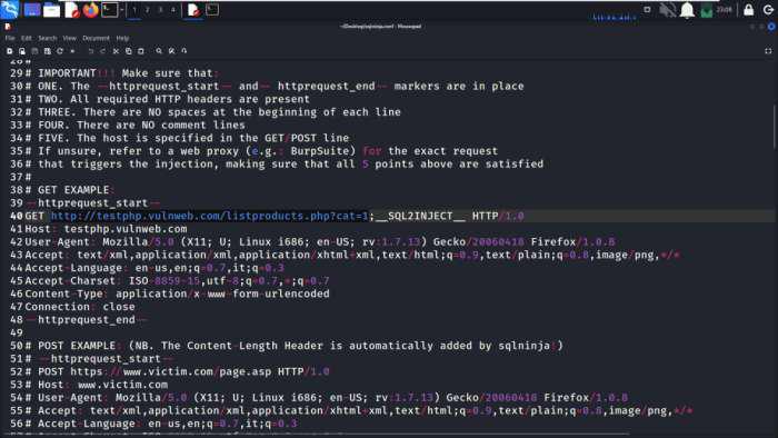 Specifying Target Domain