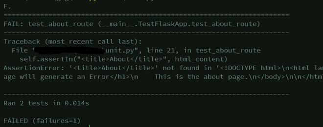 Unit Testing Jinja Templates with Flask - GeeksforGeeks