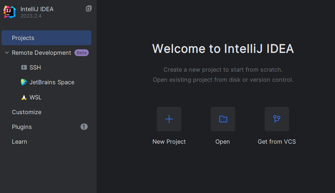 Running IntelliJ