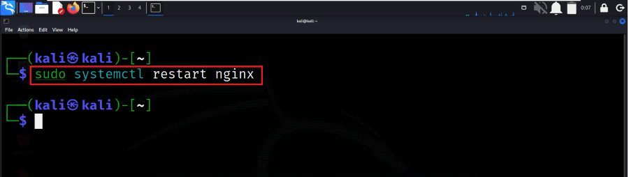 Restart Nginx