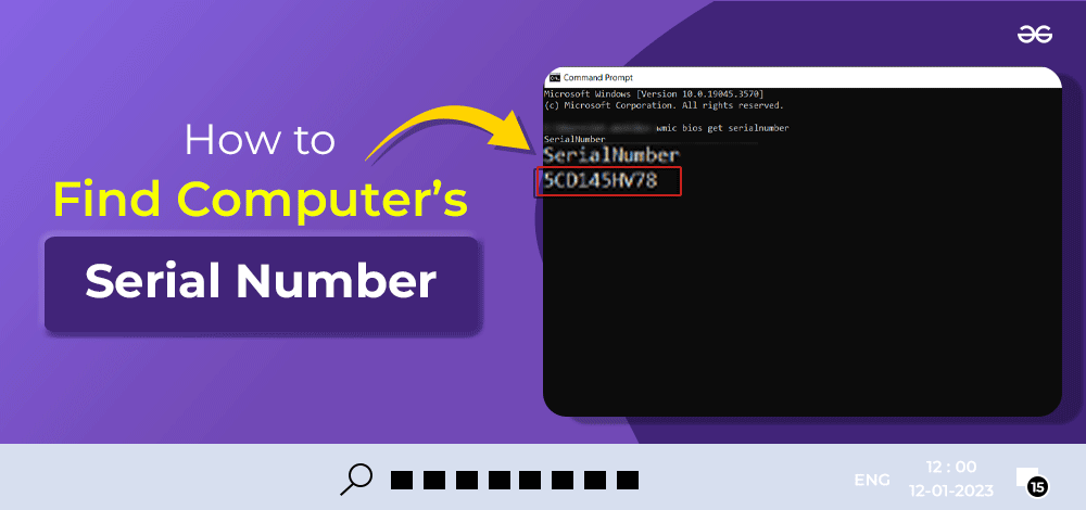 How to find computer serial numbers on Windows 10